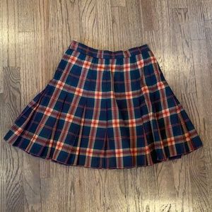 Vintage Viyella checkered tartan mini skirt XS / 0
